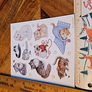 Hallmark Cats Kittens sticker sheet